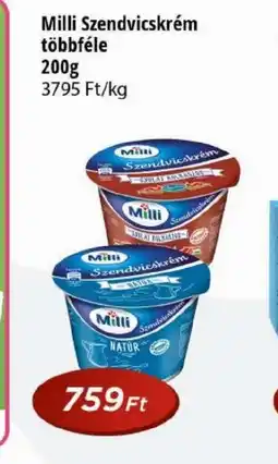 Real Milli Szendvicskrém ajánlat