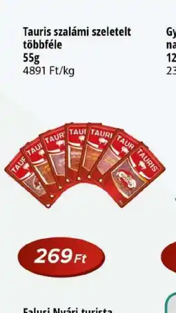 Real Tauris szalámi szeletelt ajánlat