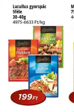 Real Lucullus gyorspác ajánlat