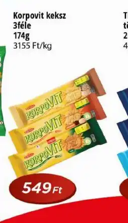 Real Korpovit keksz ajánlat