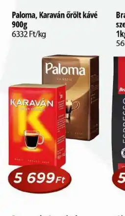 Real Paloma, Karaván őrölt kávé ajánlat