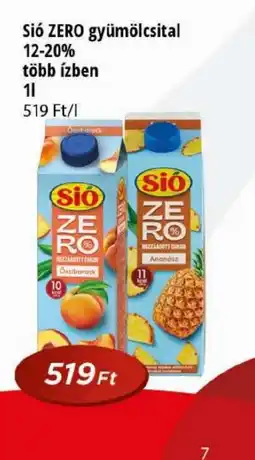 Real Si ZERO gyümölcsital ajánlat