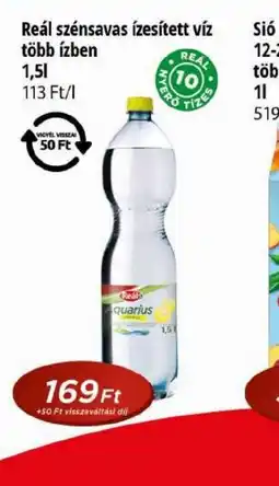 Real Reál szénsavás ízesített víz ajánlat