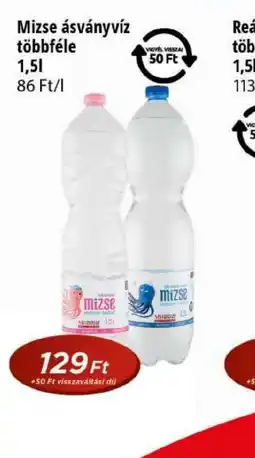 Real Mizse ásványvíz ajánlat