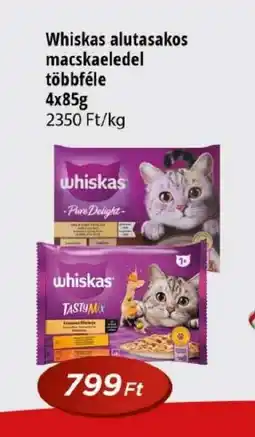 Real Whiskas alutasakos macskaeledel ajánlat