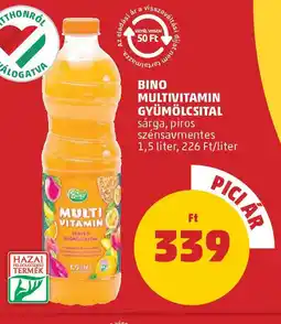 PENNY Bino multivitamin gyümölcsital ajánlat