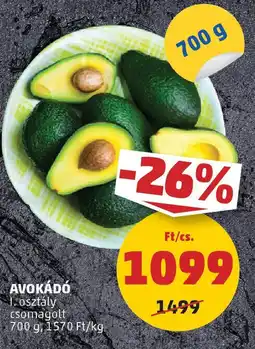 PENNY Avokádó ajánlat