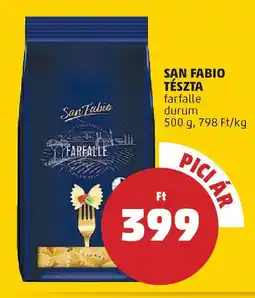 PENNY San fabio tészta ajánlat