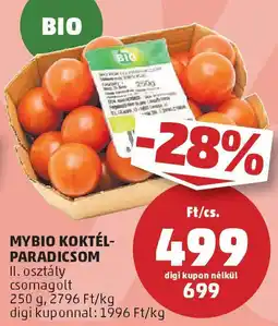 PENNY Mybio koktél- paradicsom ajánlat