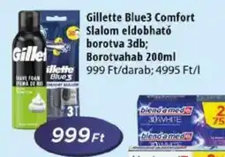 Real Gillette Blue3 Comfort Slalom eldobható borotva stb. ajánlat