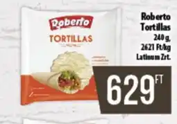 Coop Roberto Tortillas ajánlat
