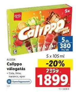 Lidl ALGIDA Calippo válogatás ajánlat