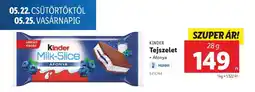 Lidl Kinder Tejszelet Áfonya ajánlat