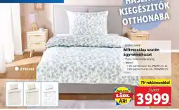 Lidl LIVARNO HOME Mikroszálas szatén ágyneműhuzat ajánlat