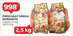 Auchan Piros vagy sárga burgonya ajánlat