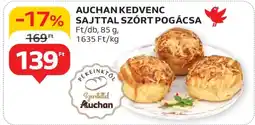 Auchan AUCHAN KEDVENC SAJTTAL SZÓRT POGÁCSA ajánlat