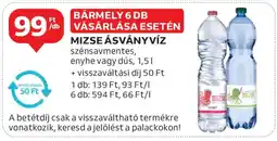 Auchan Mizse ásványvíz ajánlat