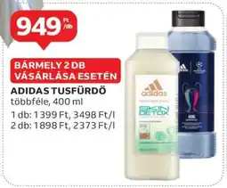 Auchan Adidas tusfürdő ajánlat