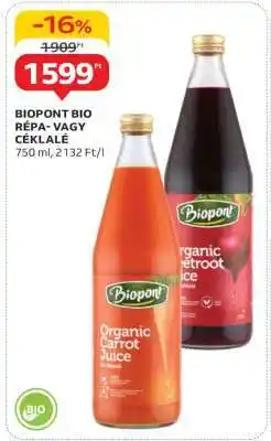 Auchan Biopont Bio Répa- vagy Céklalé ajánlat
