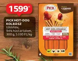 Auchan PICK Hot-dog kolbász ajánlat