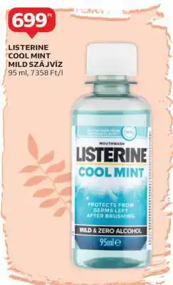 Auchan Listerine Cool Mint Mild Szájvíz ajánlat