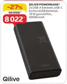 Auchan QILIVE POWERBANK ajánlat
