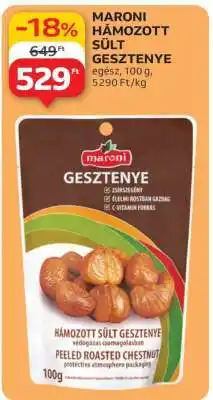 Auchan Maroni Hámozott sült gesztenye ajánlat