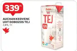 Auchan AUCHAN KEDVENC UHT DOBOZOS TEJ ajánlat