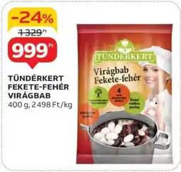 Auchan TÜNDÉRKERT FEKETE-FEHÉR VIRÁGBAB ajánlat
