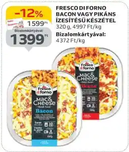 Auchan FRESCO DI FORNO BACON VAGY PIKÁNS ÍZESÍTÉSŰ KÉSZÉTEL ajánlat