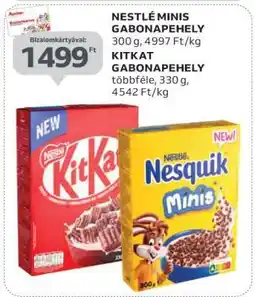 Auchan NESTLÉ MINIS GABONAPEHELY / KITKAT GABONAPEHELY ajánlat