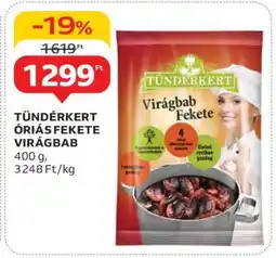 Auchan TÜNDÉRKERT ÓRIÁS FEKETE VIRÁGBAB ajánlat