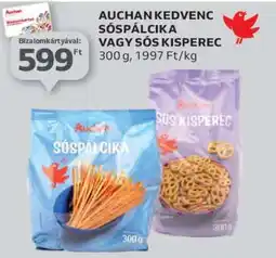 Auchan AUCHAN KEDVENC SÓSPÁLCIKA VAGY SÓS KISPEREC ajánlat