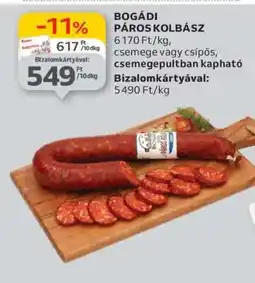 Auchan BOGÁDI PÁROS KOLBÁSZ ajánlat