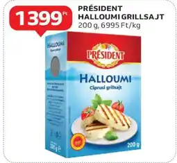 Auchan PRÉSIDENT HALLOUMI GRILLSAJT ajánlat