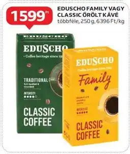 Auchan EDUSCHO Family vagy Classic Őrölt Kávé ajánlat