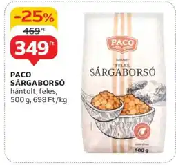 Auchan PACO SÁRGABORSÓ ajánlat