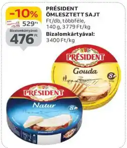 Auchan PRÉSIDENT Ömlesztett Sajt ajánlat