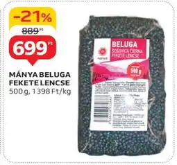 Auchan Mánya Beluga Fekete Lencse ajánlat