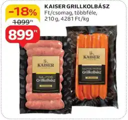 Auchan Kaiser grillkolbász ajánlat