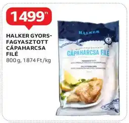 Auchan HALKER GYORSFAGYASZTOTT CÁPAHARCSA FILÉ ajánlat