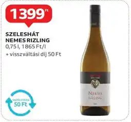Auchan Szeleshát Nemes Rizling ajánlat