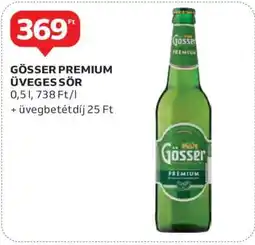 Auchan Gösser Premium Üveges Sör ajánlat