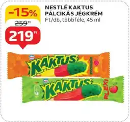 Auchan NESTLÉ KAKTUS PÁLCIKÁS JÉGKRÉM ajánlat