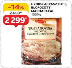 Auchan GYORSFAGYASZTOTT, ELŐFŐZÖTT MARHAPACAL ajánlat