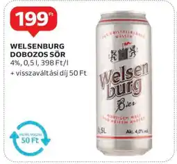 Auchan Welsenburg Dobozos Sör ajánlat