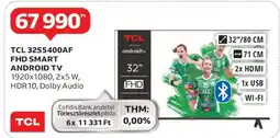 Auchan TCL 32S5400AF FHD SMART ANDROID TV ajánlat