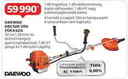 Auchan DAEWOO DBC520-2SH FŰKASZA ajánlat