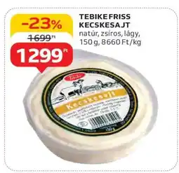 Auchan TEBIKE FRISS KECSKESAJT ajánlat