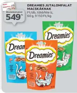 Auchan Dreamies Jutalomfalat Macskáknak ajánlat